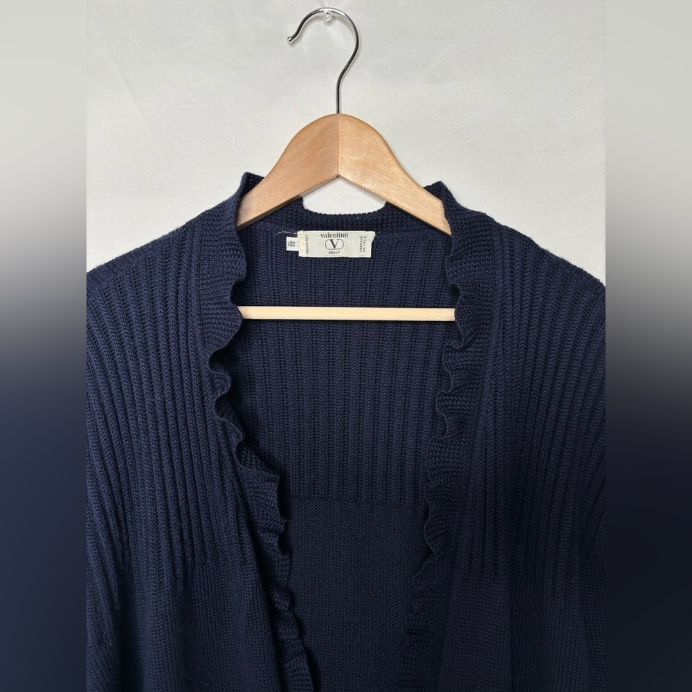 Valentino Miss V Wool Cardigan Vintage 1960’s size 10 - Picture 4 of 10